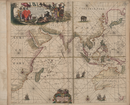 Bildbeispiel: Seekarte des Indischen Ozeans