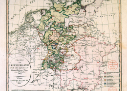 Bildbeispiel: Kleinmaßstäbige politische Karte Deutschlands